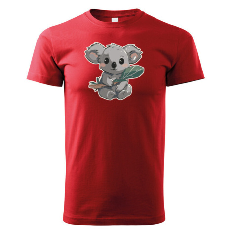 Dětské tričko Koala s listom - roztomilé dámské tričko