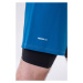 NEBBIA - Pánske fitness kraťasy s vreckami na mobil 318 (blue) - NEBBIA