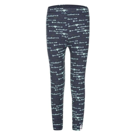 Modré dievčenské športové legíny