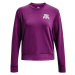 Mikina Under Armour Rival Terry Graphic Crew Mystic Magenta