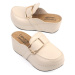 Capone Outfitters Anatomical Soft Comfortable Sole, Wedge Heels Mommy Slippers.