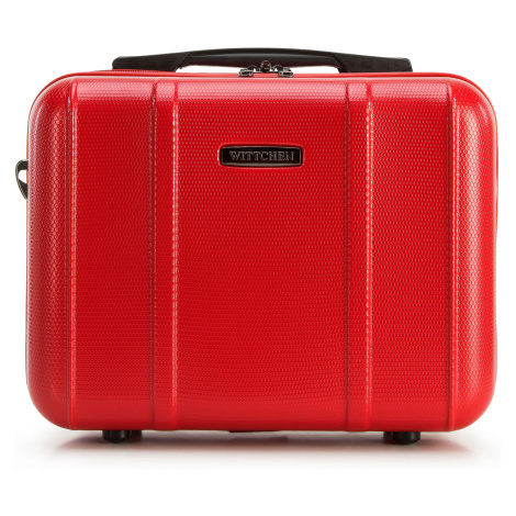 Červený kozmetický kufrík Wittchen