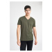 DEFACTO Slim Fit V-Neck Basic Short Sleeve T-Shirt