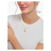 Thomas Sabo KE2267-414-14-L45V Gold-plated chain with intertwined hearts