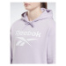 Reebok Mikina Identity Big Logo H54746 Fialová Loose Fit