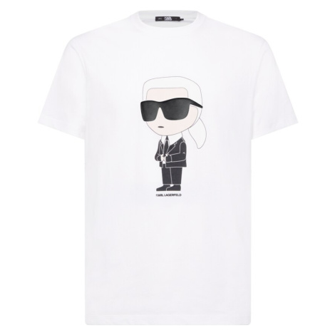 Karl Lagerfeld Tričko  béžová / čierna / biela