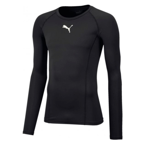 Puma LIGA BASELAYER TEE LS Pánske funkčné tričko, čierna, veľkosť