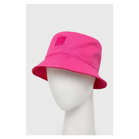 Obojstranný bavlnený klobúk Champion ružová farba, bavlnený