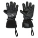 CRIVIT Dámske/pánske lyžiarske rukavice (čierna/strieborná)