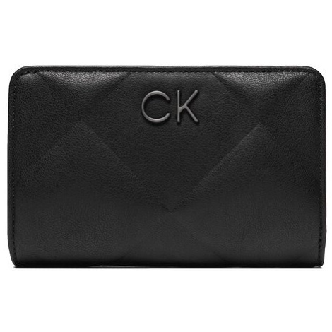 Calvin Klein Veľká dámska peňaženka Re-Lock Quilt Bifold Wallet K60K611374 Čierna