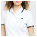 Tričko FRED PERRY Twin Tipped Fred Perry Shirt White