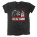 Run-DMC tričko Gradient Bars Čierna