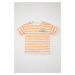 DEFACTO Baby Boy Crew Neck Striped Short Sleeve T-Shirt