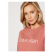 Calvin Klein Mikina Core Logo Ls K20K202157 Ružová Regular Fit