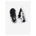 Bielo-čierne chlapčenské semišové topánky VANS Old Skool