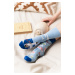 Ponožky Santorini 078-A063 Modrá - Viac 35/38