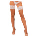 Pančuchy Obsessive Heavenlly stockings Farba: Biela