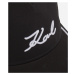 Šiltovka Karl Lagerfeld K/Signature Piping Cap Black/White