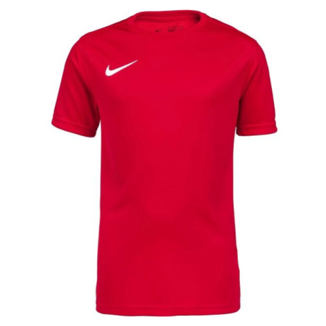 Nike DRI-FIT PARK 7 JR Detský futbalový dres, červená, veľkosť