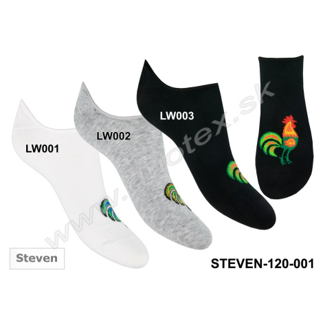 STEVEN Členkové ponožky Steven-120-001 LW002-sivá