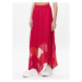 TWINSET Plisovaná sukňa 231TT2022 Ružová Regular Fit