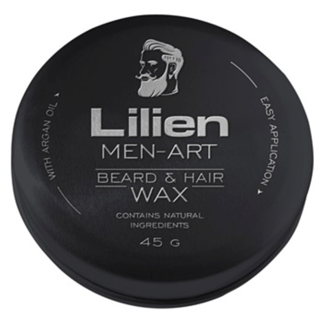 Lilien MEN-ART vosk na vlasy a fúzy - Black 45 g