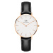 Daniel Wellington Analógové hodinky 'Classic Petite Sheffield DW00100174'  zlatá / čierna / biel