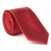 Bordovo-červená kravata s čiernou jemnou mriežkou