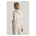 MIKINA GANT REG TONAL SHIELD ZIP HOODIE LINEN