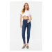 Trendyol Dark Blue Push Up High Waist Skinny Jeans