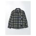 LC Waikiki Boys' Comfy Fit Plaid Gabardine Shirt