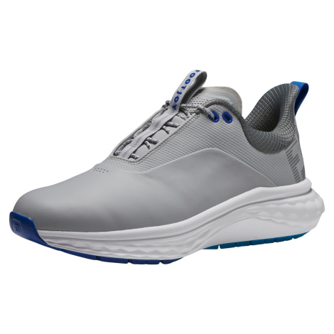 Footjoy Quantum Grey/White/Blue Pánske golfové topánky