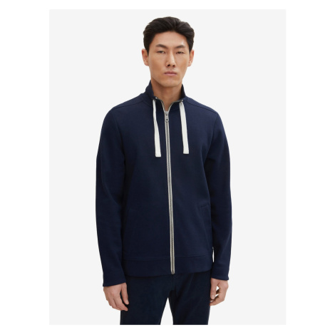 Dark Blue Men's Zipper sweatshirt Tom Tailor - Men's