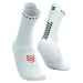 Compressport Pro Racing V4.0 Run High White/Black/Core Red T3 Bežecké ponožky