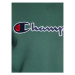Champion Mikina Script Logo Embroidery 217858 Zelená Regular Fit