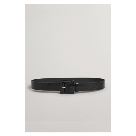 OPASOK GANT D1. EMBOSSED BELT BLACK