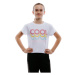 Dievčenské tričko s krátkym rukávom AUTHORITY KIDS T-COL G white