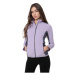 Dámska turistická flisová mikina so zipsom 4F WOMENS FLEECE PLD014-52S-LIGHT VIOLET