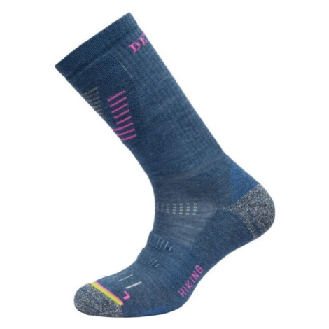 Devold HIKING MERINO MEDIUM W Dámske turistické turistické ponožky, modrá, veľkosť
