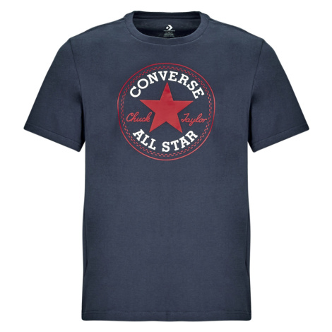 Converse  GO-TO ALL STAR PATCH T-SHIRT  Tričká s krátkym rukávom Námornícka modrá