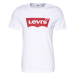 LEVI'S ® Tričko 'Graphic Set In Neck'  červená / biela