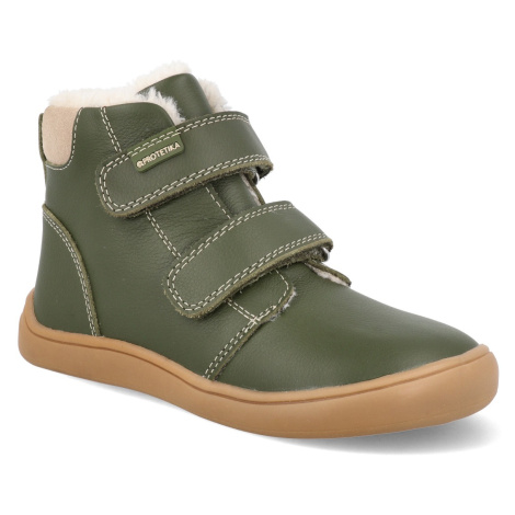 Barefoot detské zimné topánky Protetika - Deny zelené