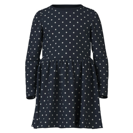 NAME IT Šaty 'NMFVivia'  námornícka modrá / biela