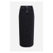 Sukňa Karl Lagerfeld Jeans Klj Hr Shank Denim Maxi Skirt Washed Wiser Black