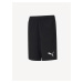 Čierne chlapčenské športové kraťasy Puma Active Interlock Shorts