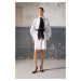 Šaty Karl Lagerfeld KL x The Ultimate icon biela farba, mini, oversize