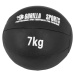 Gorilla Sports Kožený medicinbal, 7 kg, černý