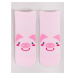 Yoclub Dievčenské členkové tenké bavlnené ponožky Vzory Farby 6-Pack SKS-0072G-AA00-004 Multicol