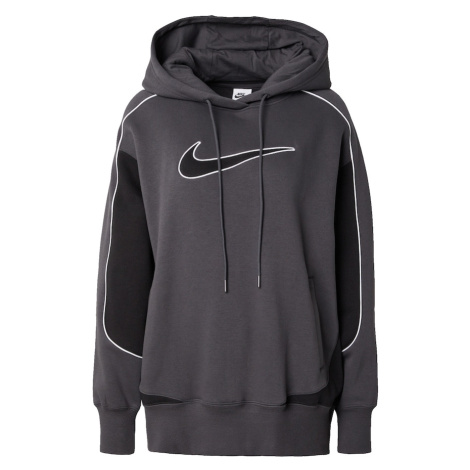 Nike Sportswear Mikina  antracitová / čierna / biela