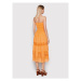 Iconique Letné šaty Gaia IC22 096 Oranžová Regular Fit